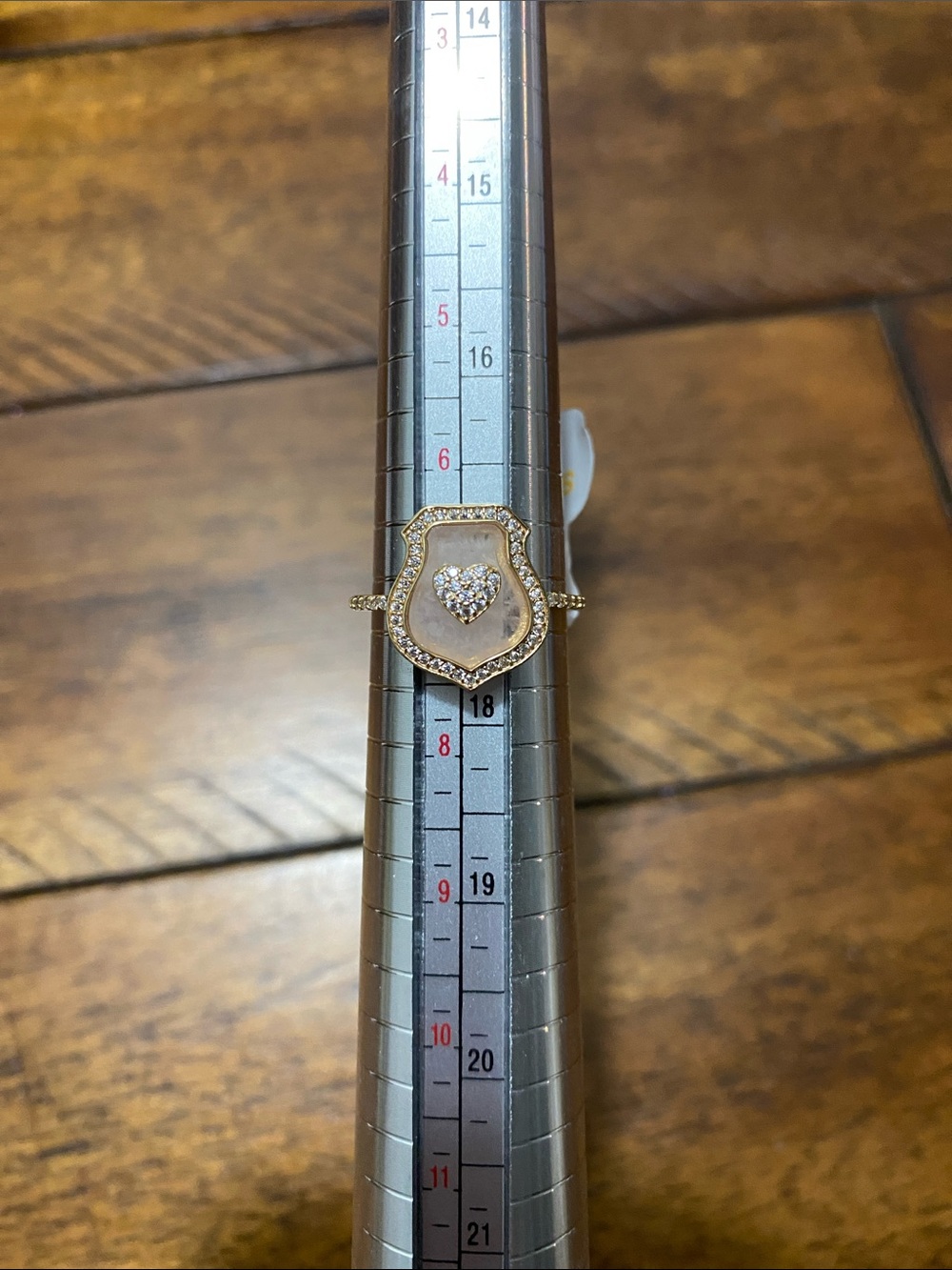 Bomb Party Sterling Club Vermeil Ring - Genuine Rose Quartz - Gold Plating